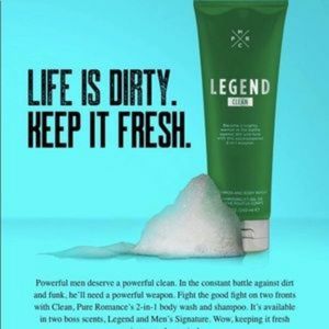 Discontinued Legend Clean Shampoo & Body Wash